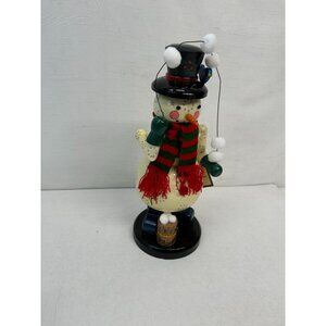 Kurt Adler 1999 Snowman NutCracker-Juggling Frosty by Nannette Hilton-